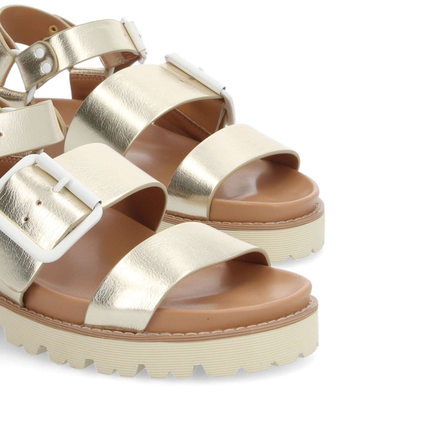 JUNE ANKLE W - METAL - GOLD